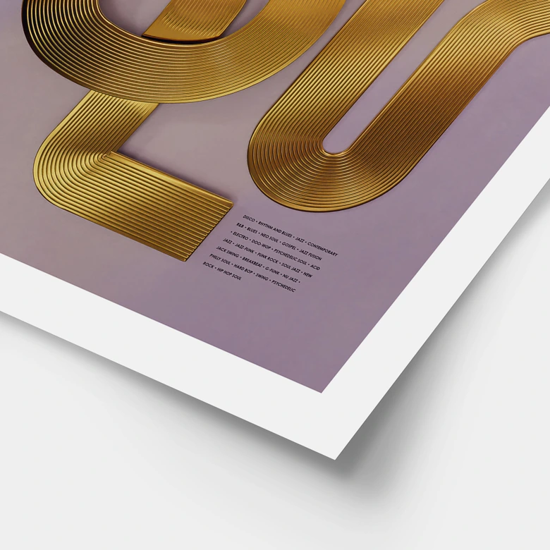 Poster Soul trifft auf Vinyl - Musik für die Seele - Harrison 