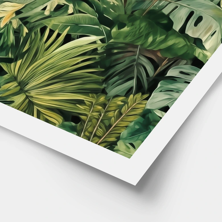 Poster med djungelväxter - Jaszke 
