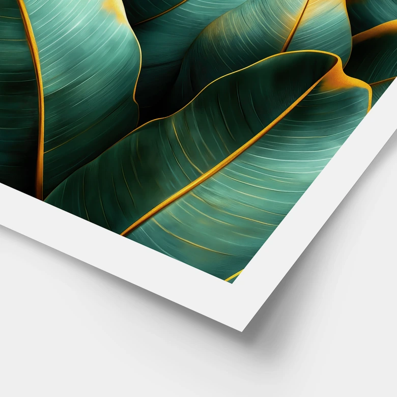 Plakat Egzotyczne liście bananowca - Jaszke 