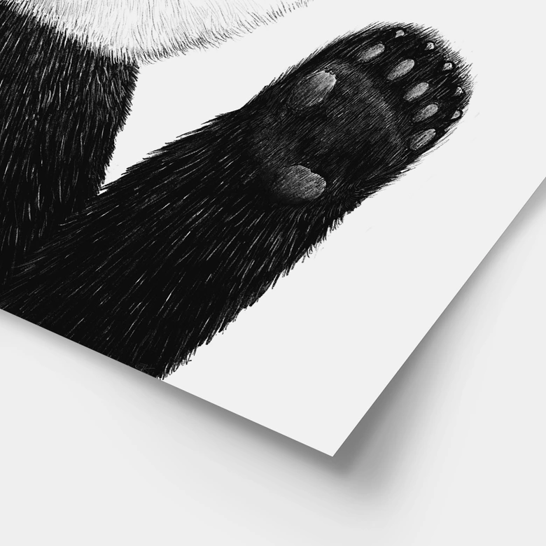 Póster Panda ondulante - Korenkova 