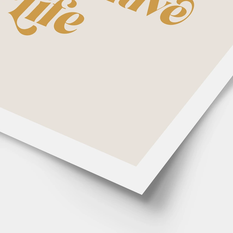 Spruch Poster Positive mind - positive life - KsanaKalpa 