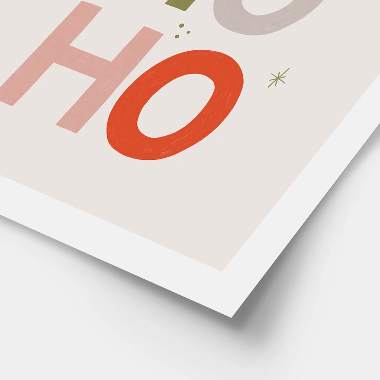 Plakat Jul Ho Ho Ho - Menina Lisboa 