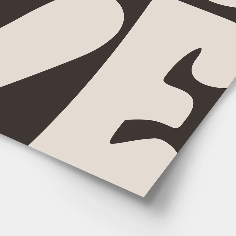 Typografie Poster Love you Retro Letters 