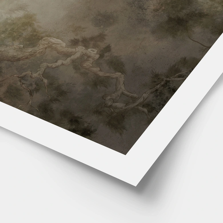 Poster Wald mit Blick in die Baumwipfel - Ms Tiff 