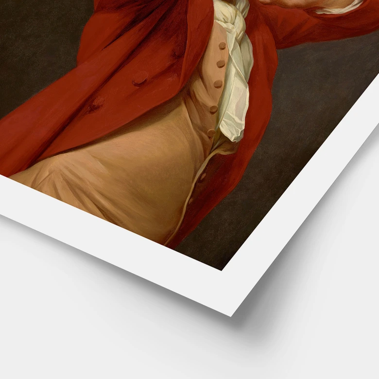 Poster Nap Time - Inspiriert von Ducreux - Selbstportrait 