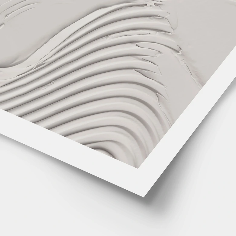 Poster Sanfte Strukturen in Beige - Pictufy Studio 