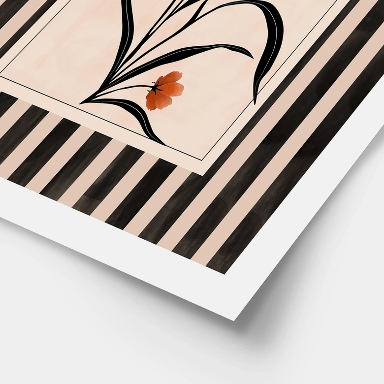 Poster Dance of leaves and flowers - Ristova 