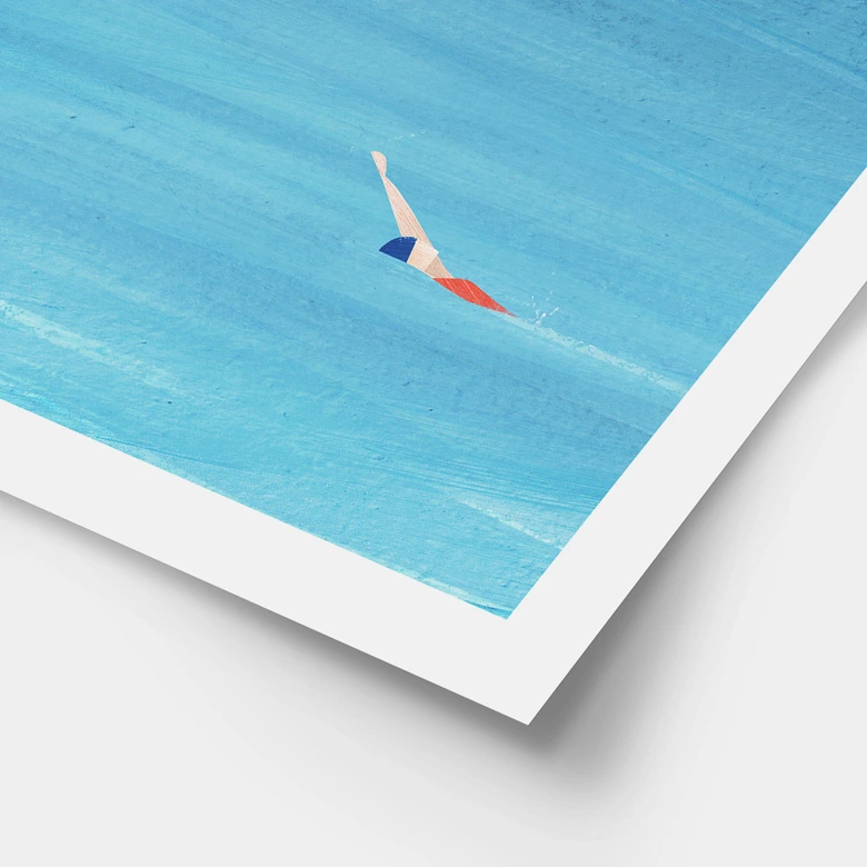 Poster Rivers - Sunset Swim 