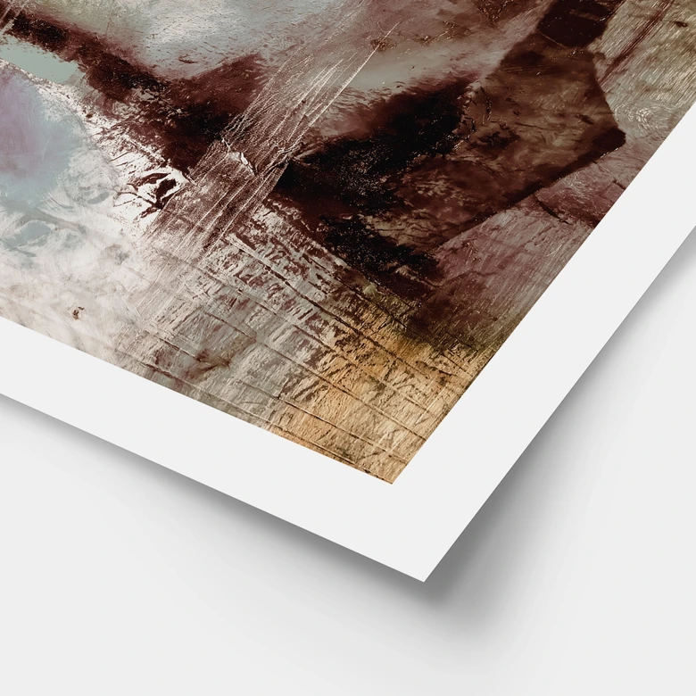 Poster Goldene Spuren im Nebellicht - Schmucker 