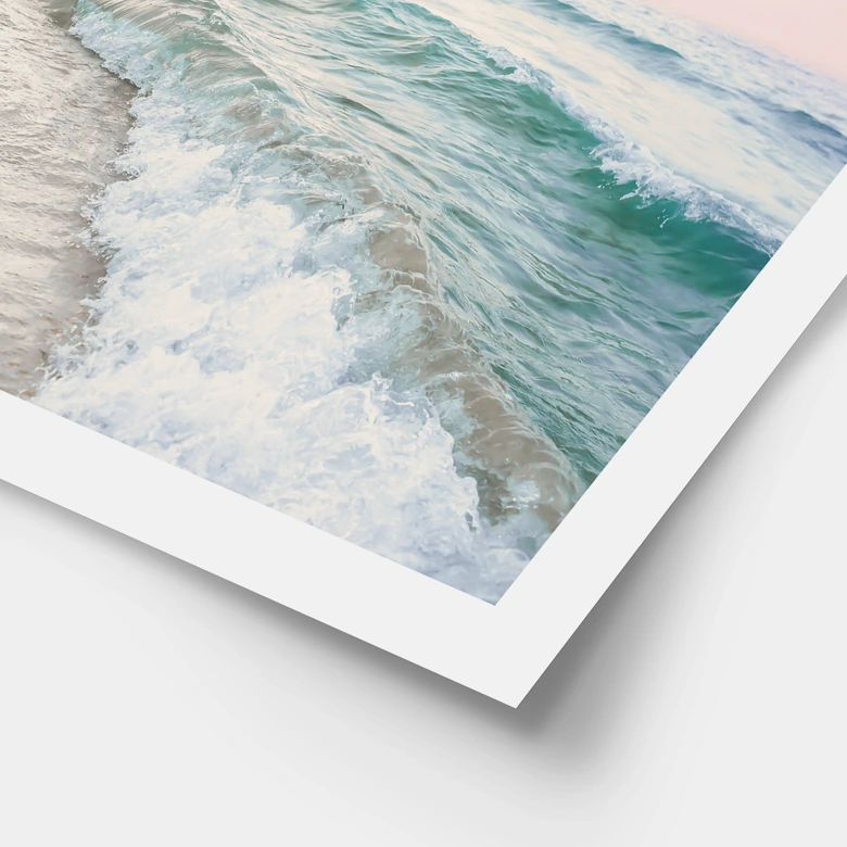 Póster Cielo rosa sobre el mar - Sisi & Seb 