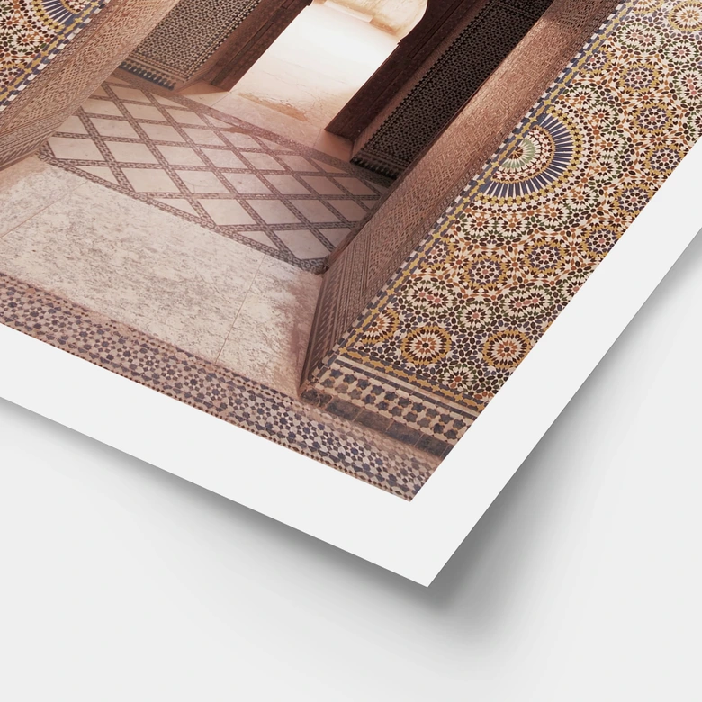 Póster Puerta oriental con mosaicos - Sisi & Seb 