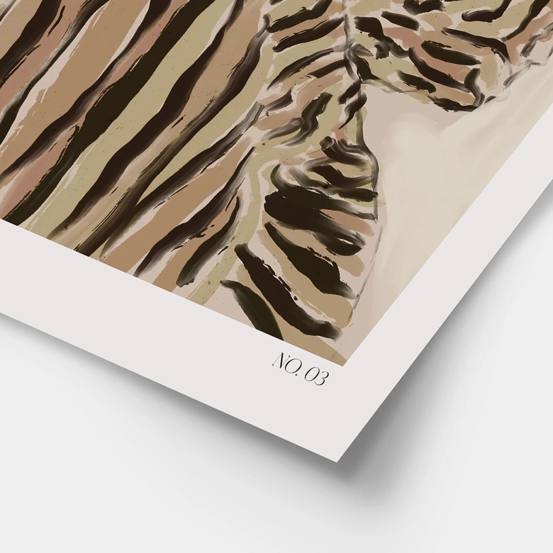Poster Couture in een gestreepte look - Treechild 
