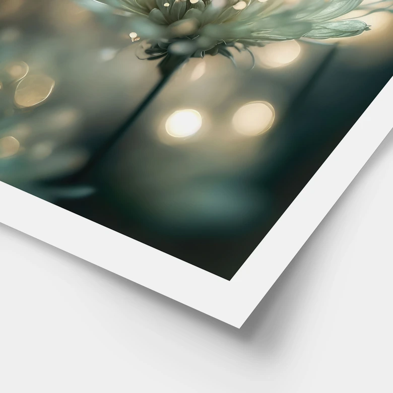 Plakat Delikatny blask kwiatów - Treechild 