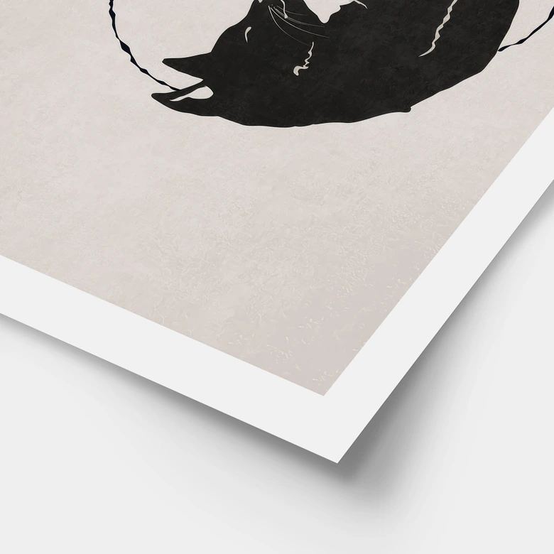 Poster Katten Ying & Yang - Tunaboylu 