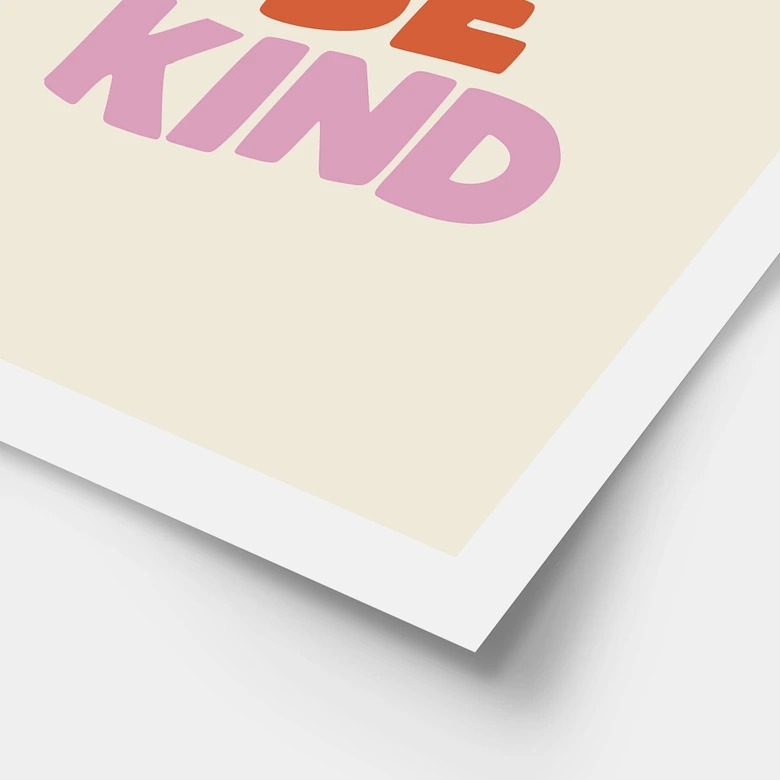 Spruch Poster Cool to be kind - Wilson 