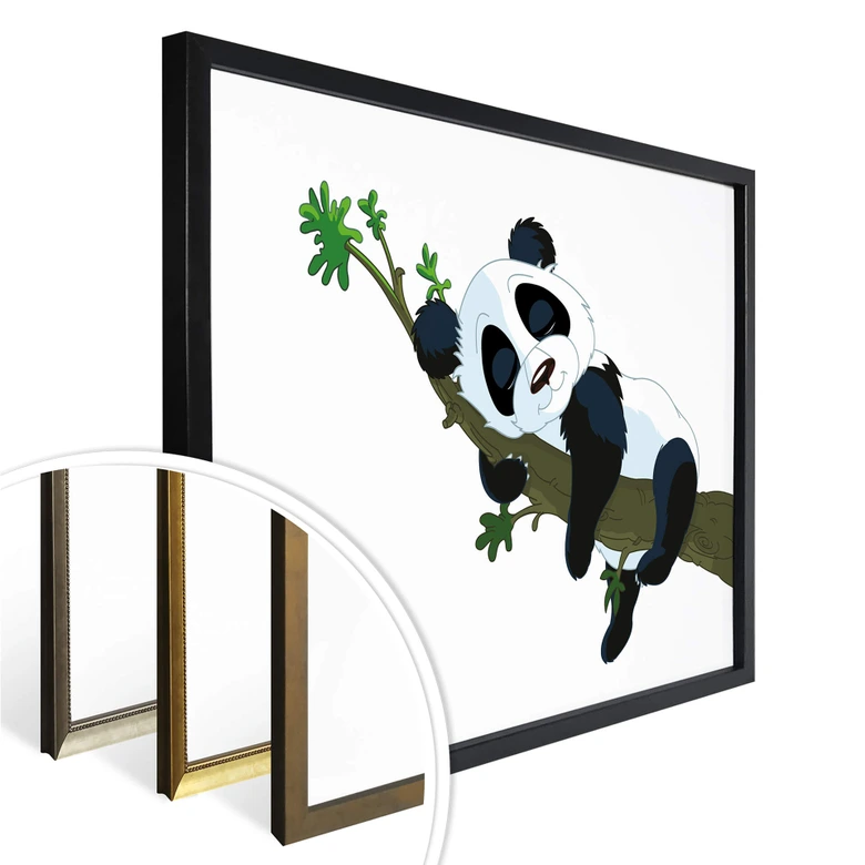Plakat - Sovende Panda 