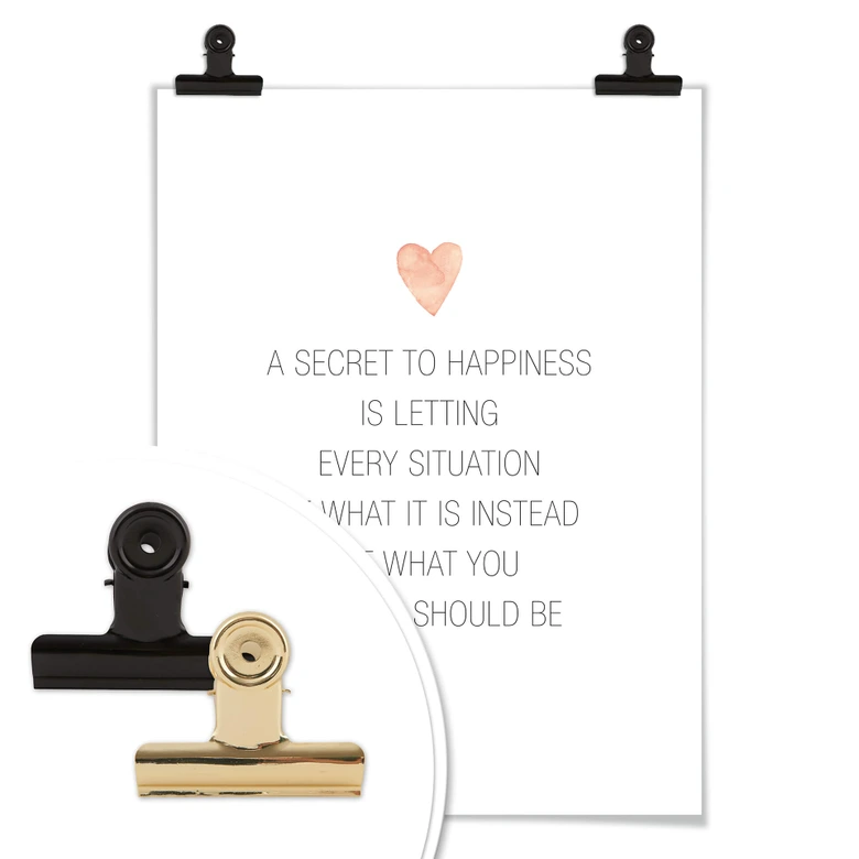 Poster Confetti & Cream - A secret to happiness 