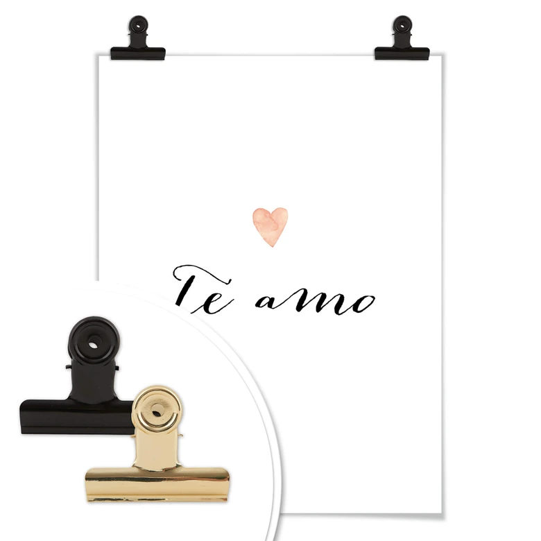 Poster Confetti & Cream - Te amo 