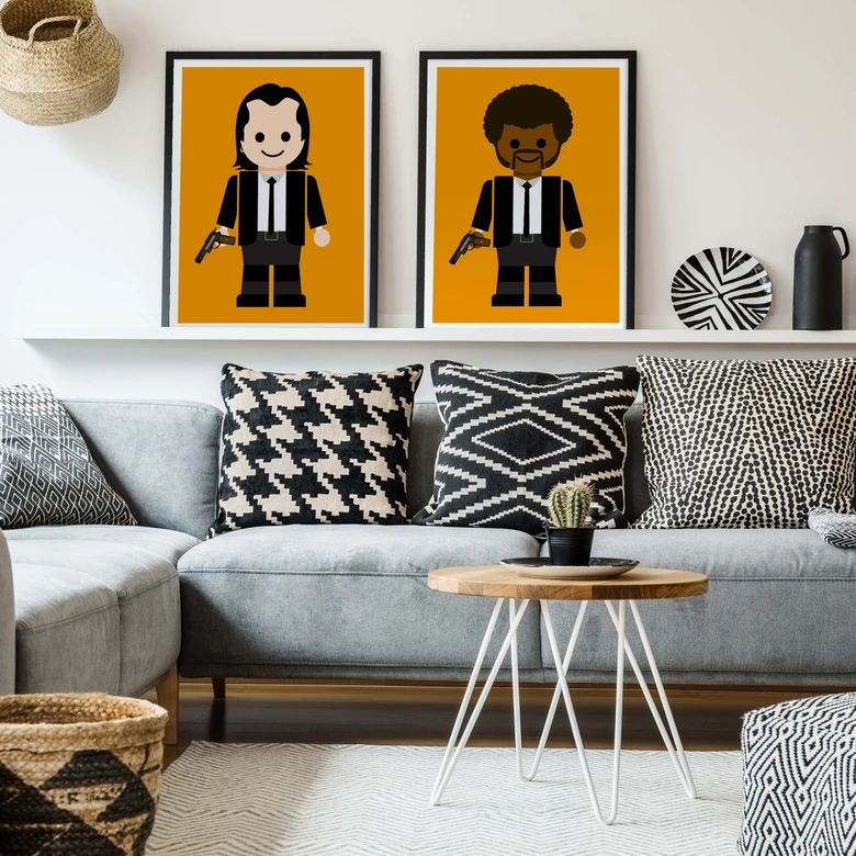 Poster Gomes - Pulp Fiction Jouet Vincent Vega 