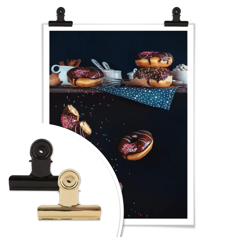 Poster Belenko - Donuts from the top 