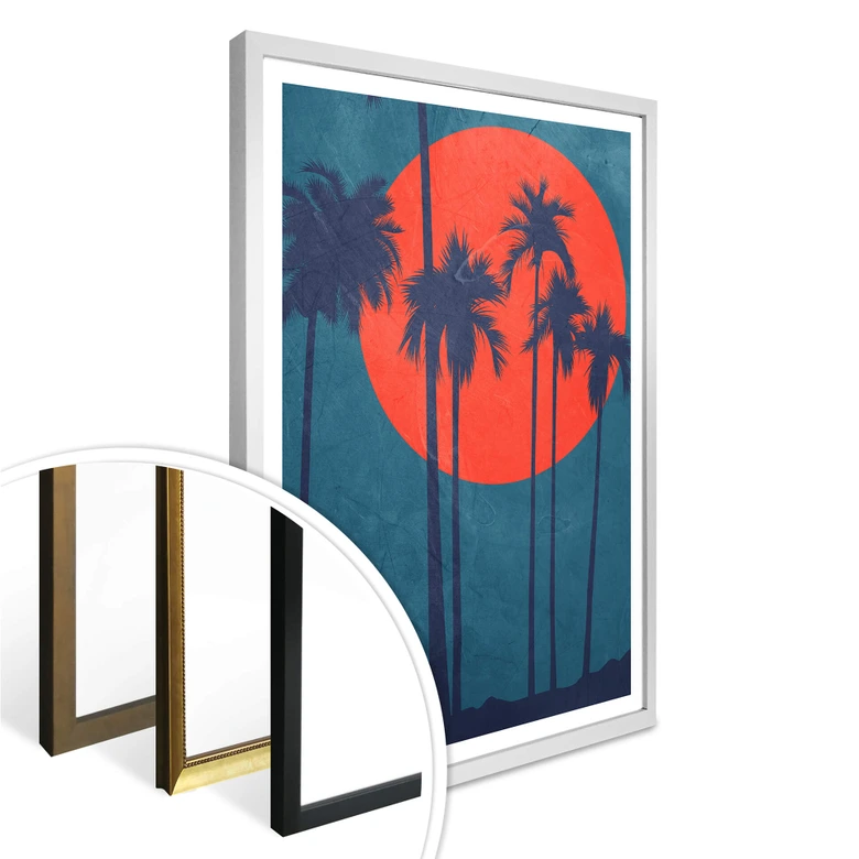 Poster Kubistika - Côte d'Azur 