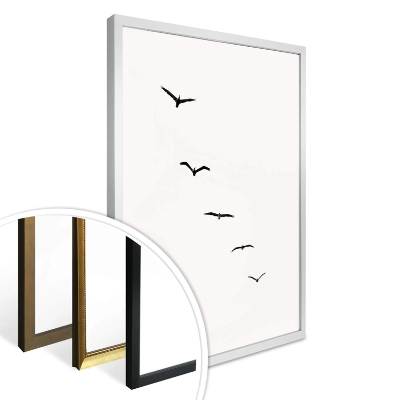 Plakat - Kubistika - Højt på himlen 