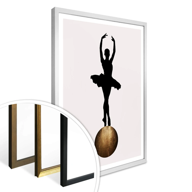 Plakat - Kubistika - Prima Ballerina 