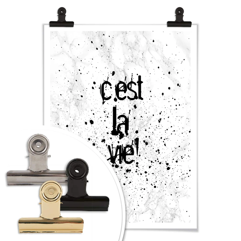 Póster C'est la vie 