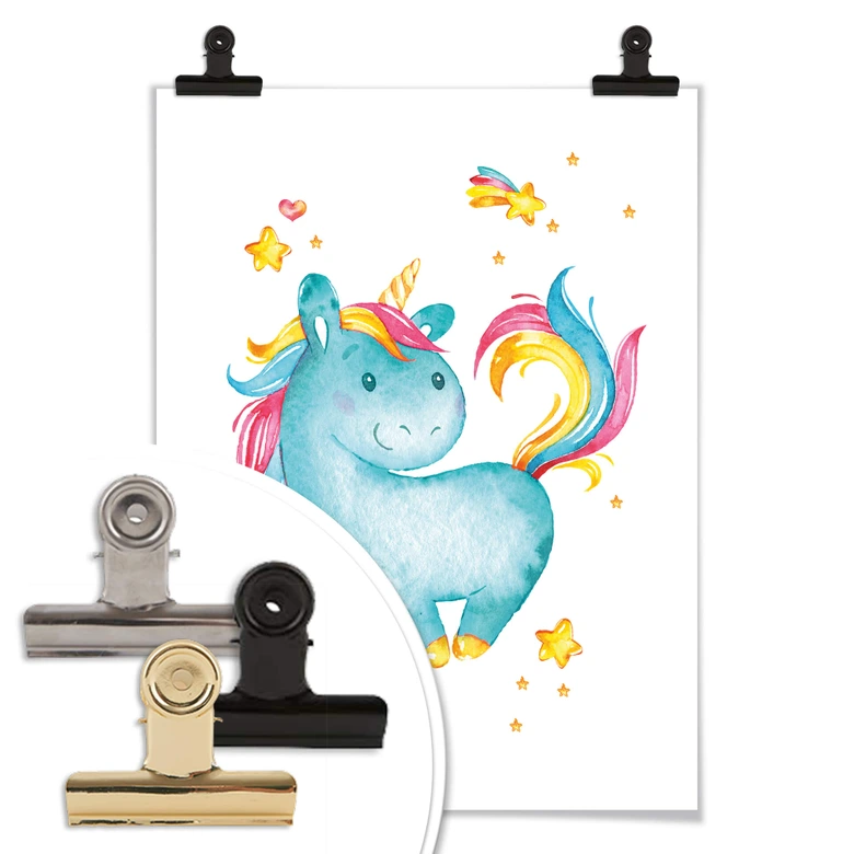Poster Enhörningen Milly 