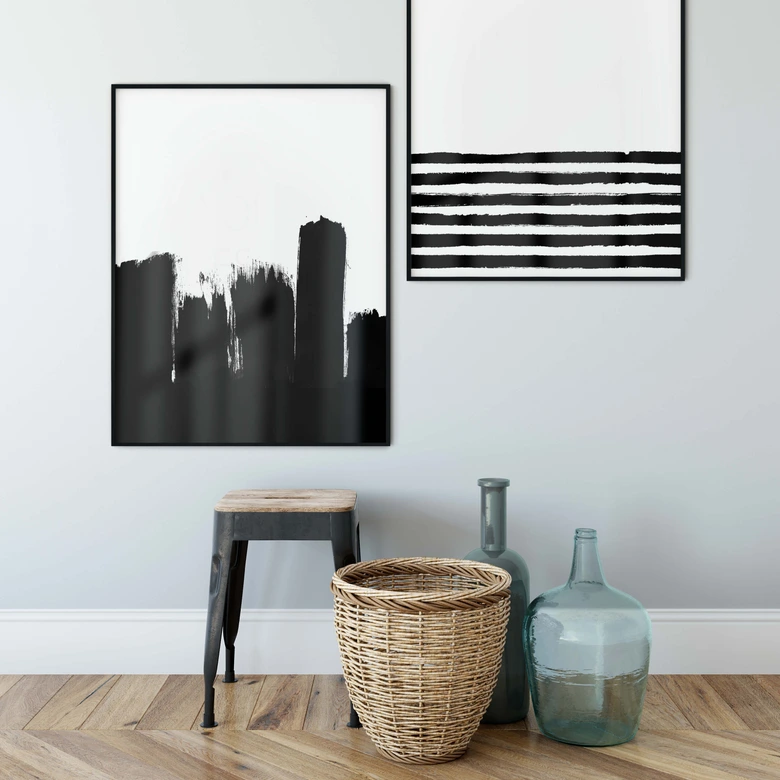 Plakat - Black brush 