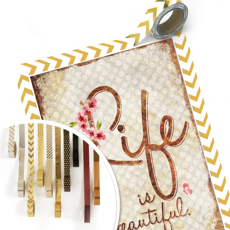 Poster Live is Beautiful - Vintage 
