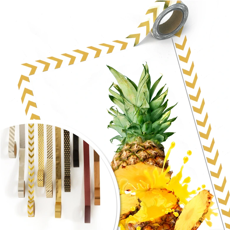 Poster Splashing Pineapple 