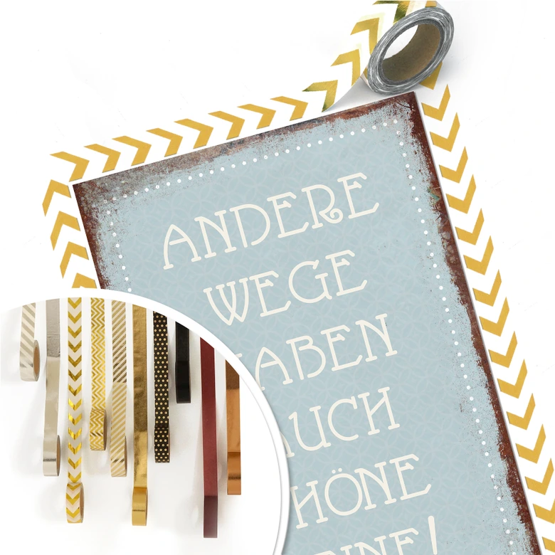 Poster Andere Wege haben auch schöne Steine 