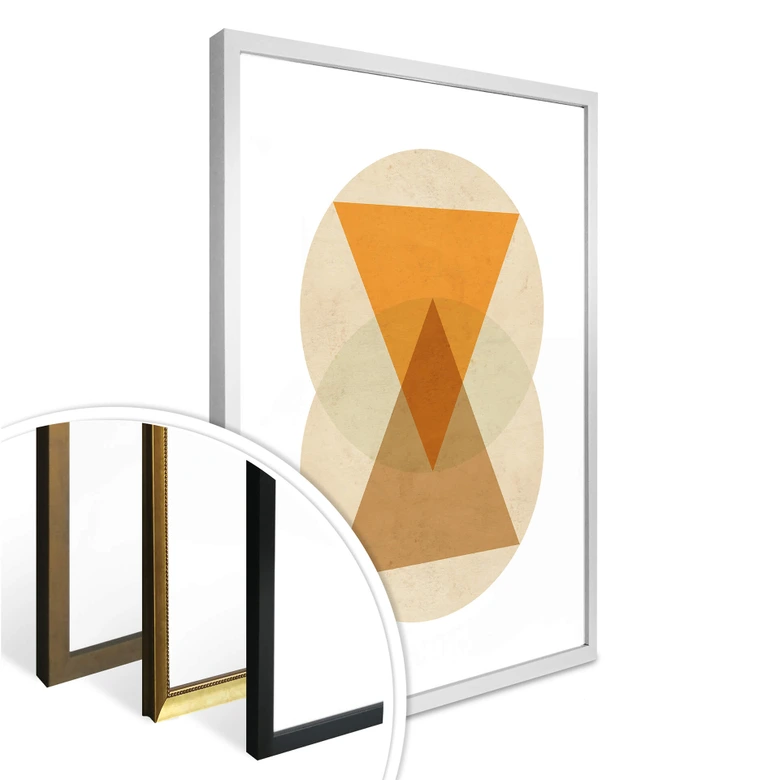 Poster Nouveauprints - Circles and Triangles  