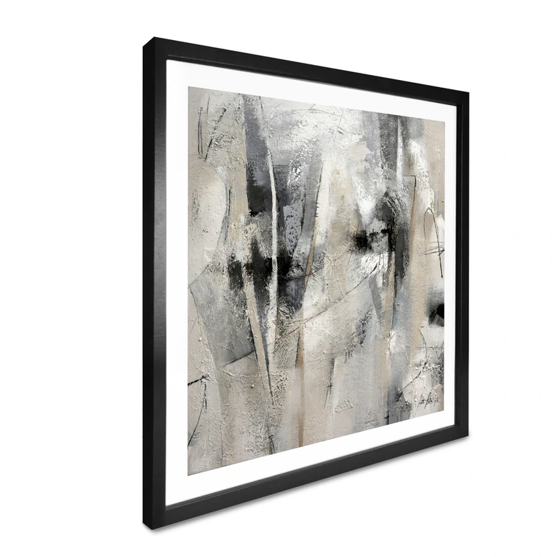 Poster Abstrakte Landschaft - Fedrau - Quadratisch 