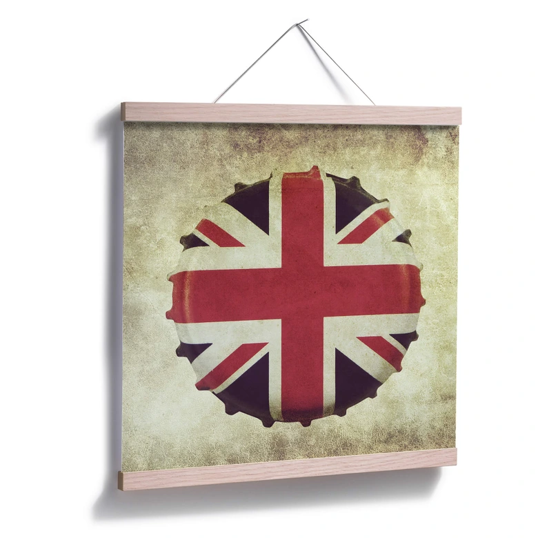 Poster Britischer Kronkorken 