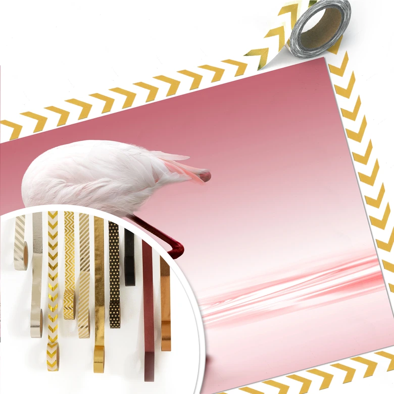 Poster Reindl - Pink Flamingo 