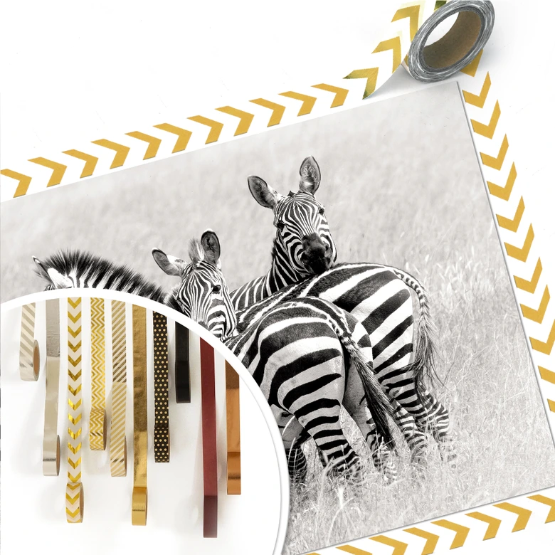 Poster Trubitsyn - Zebras in der Savanne 