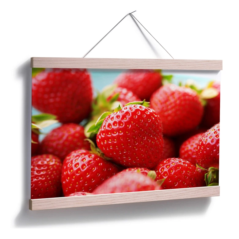 Poster Erdbeeren aus dem Garten 