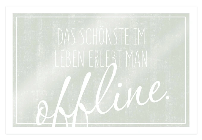 Poster Das Leben genießen - Set (3-teilig) 