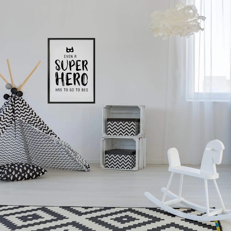 Poster Even a super hero 01 
