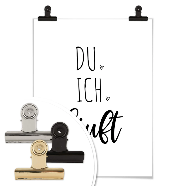 Poster Du, ich, läuft 
