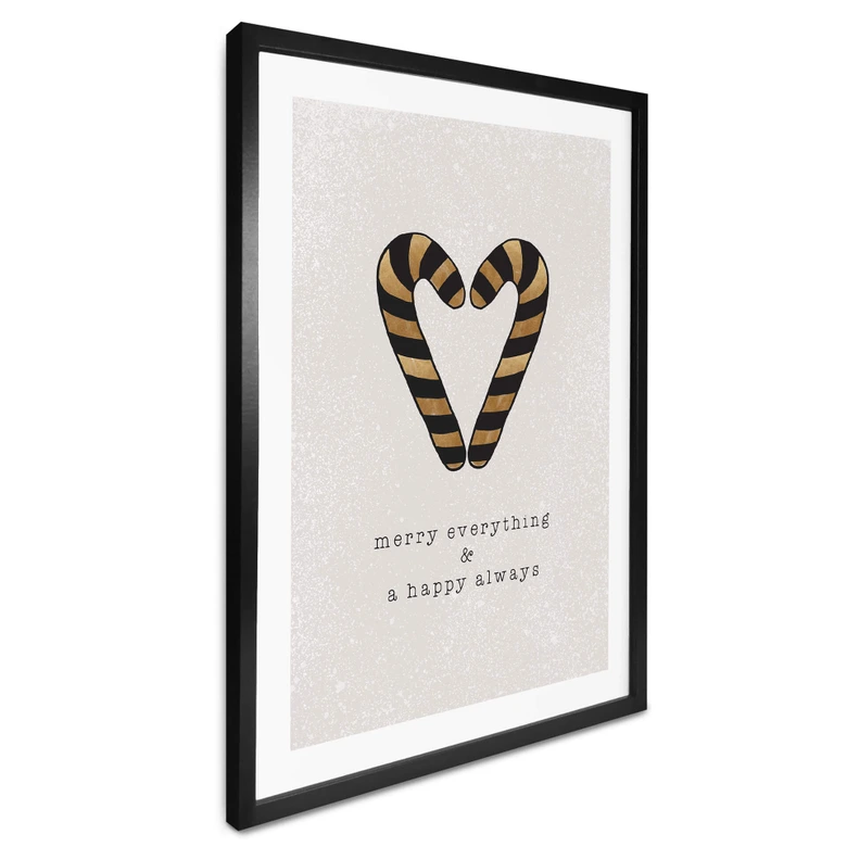 Plakat Merry Everything & Happy Always - Orara Studio 