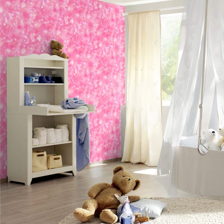 Rasch Kids & Teens III Papiertapete rosa 