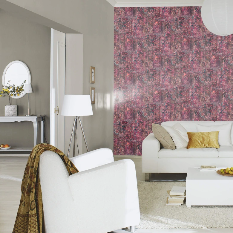 Rasch Vliestapete Barbara Home Collection II grau 