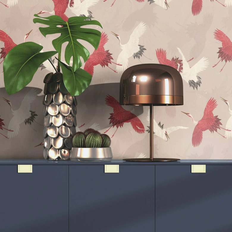 Rasch Vliestapete, Mustertapete Barbara Home Collection III warmbeige 