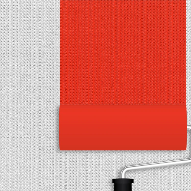 Almindeligt tapet, tekstureret non-woven tapet Bauhaus hvid  