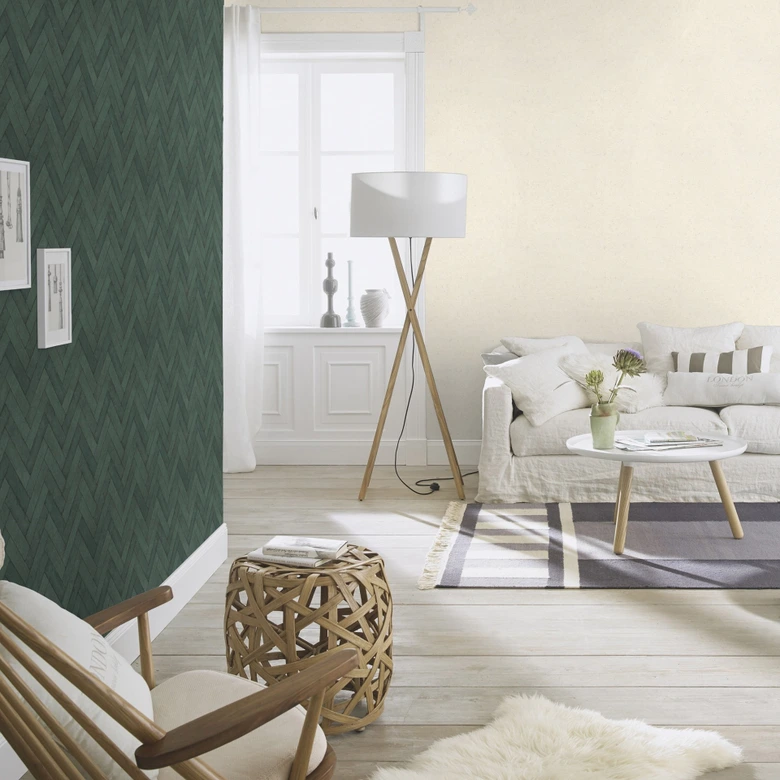 baksteen behang, steen effect behang Factory V groen 