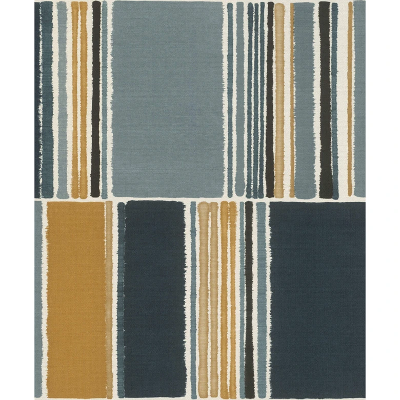 Rasch Papier peint intissé à motifs Florentine III bleu-gris 