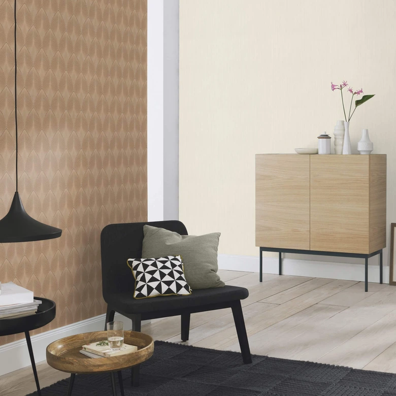 Rasch Vliesbehang Yucatan goud 